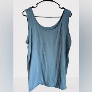 BOGO Motherhood Maternity- Dusty Blue Maternity Sleeveless Top- XL